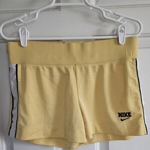 Yellow Nike Shorts size S (4-6)